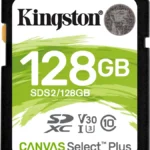 ##MEMORIA SDHC 128GB KINGSTON SDS2/128GB CANVAS SELECT PLUS, UHS-I CLASE 10 (OPENBOX)