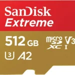 ##MEMORIA MICROSDXC 512GB SANDISK EXTREME SDSQXAV-512G-GN6MA C/ADAPTADOR/ROJO (OPENBOX)