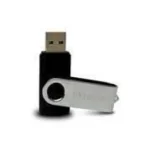Memoria USB 32Gb Hyundai Rotate Bravo U2Bkp/32G Cuerpo Plastico/Metalico Color Negro/Plata