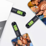 Memoria USB 64Gb Adata Acho-Uc300-64Grbk/Gn Uc300, USB 3.2, Negro/Verde