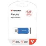Memoria USB-C 3.0 128Gb Verbatim Plectra/Color Azul/Vb30233
