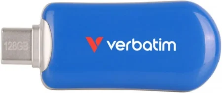 Memoria USB-C 3.0 128Gb Verbatim Plectra/Color Azul/Vb30233