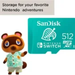 Memoria Microsdxc 512Gb Sandisk Sdsqxao-512G-Gn6Zk Nintendo Switch Pokemon/Uhs-I/Color Morado