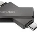 Memoria USB-C 3.0 256Gb Sandisk Ixpand Flash Drive Luxe Tapa Giratoria De Plastico/Lightning/Color Negro/Sdix70N-256G-Gn6Ne