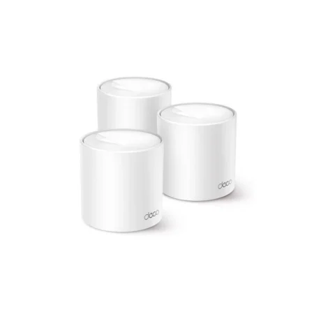 ROUTER INALAMBRICO TP-LINK DECO X10(3-PACK) 2.4/5GHZ, BANDA DUAL, AX1500 CON WI-FI MESH, 1500 MBIT/S, 2X RJ-45, 2 ANTENAS INTERNAS
