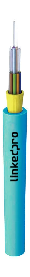 Metro De Cable De Fibra Optica Linkedpro Lp-Ic-Om3-R-06 Multimodo Om3 50/125, 6 Hilos, 900?M, Ofnr Riser, Dielectrica