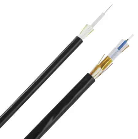 Metro De Cable De Fibra Optica De 12 Hilos Panduit Multimodo Om3 50/125 Optimizada, Interior/Exterior, Loose Tube 250Um, No Conductiva, Ofnr, Focrx12Y