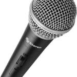Microfono Profesional Unidireccional Steren Mic-1058, 80-13000 Hz, 5 M, Alambrico, Color Negro