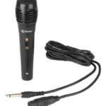MICROFONO MIC-060 CONECTOR DE 6.3 MM/REJILLA DE MALLA/COLOR NEGRO