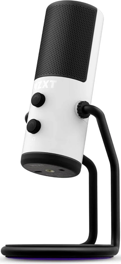 Microfono De Mano Nzxt Capsule Ap-Wumic-W1 USB-C/20Khz/460X170.2X65.1Mm/Color Blanco-Negro