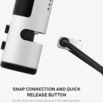 Microfono De Mano Nzxt Capsule Ap-Wumic-W1 USB-C/20Khz/460X170.2X65.1Mm/Color Blanco-Negro