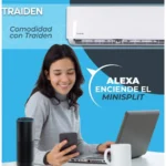 MINISPLIT 220V UA WIFI UAWC12-DD3C3 INVERTER/1 TON/18 SEER