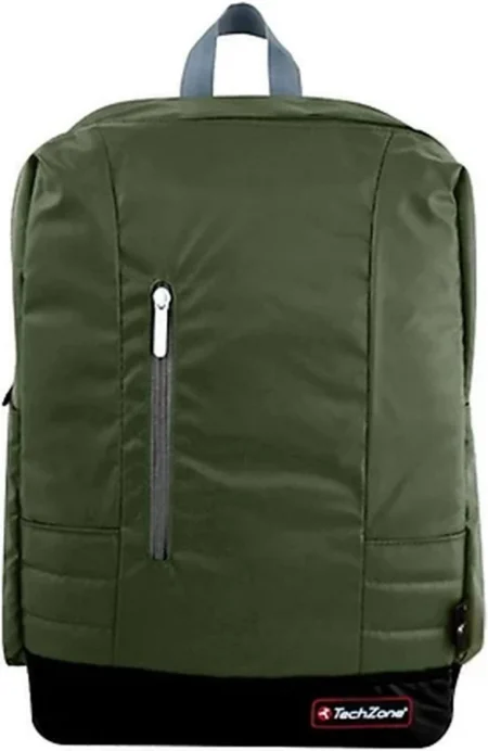 MOCHILA PARA LAPTOP 15.6″ TECHZONE ESCOOL TZLBP23 POLIESTER/COLOR VERDE