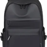 MOCHILA PARA LAPTOP 15.6″ COLOR AZUL-GRIS/POLIESTER/CIERRES BLOQUEABLES