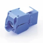 Modulo Jack Keystone Cat6 Lp-Kj-610-Ttbu Con Terminacion En Angulo 180°/Color Azul