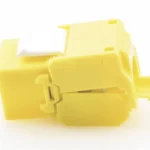 Modulo Jack Keystone Cat6 Linkedpro Lp-Kj-610-Ttye Con Terminacion En Angulo 180º/Color Amarillo