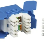 Modulo Jack Keystone Cat6A Linkedpro Lp-Kj-6A-Ttbu Angulo 180°/Color Azul