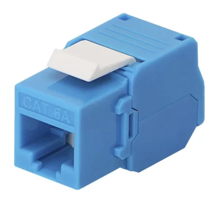 Modulo Jack Keystone Cat6A Linkedpro Lp-Kj-6A-Ttbu Angulo 180°/Color Azul