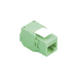Modulo Jack Keystone Cat6A Linkedpro Lpkj6Attgr Angulo 180°/Color Verde
