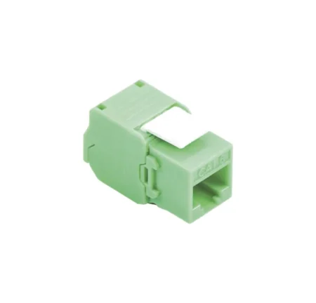 Modulo Jack Keystone Cat6A Linkedpro Lpkj6Attgr Angulo 180°/Color Verde