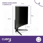 Monitor 27" Gigabyte Gs27Fc Us1 Full HD/Curvo/Panel VA 27/180Hz/2X HDMI/DP 1.4/Color Negro