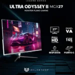 Monitor 27" Balam Rush Gamer Br-938303 Ultra Odyssey Ii Mgx27, LED/Freesync/165Hz/HDMI/Color Blanco