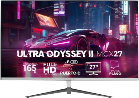 Monitor 27″ Balam Rush Gamer Br-938303 Ultra Odyssey Ii Mgx27, LED/Freesync/165Hz/HDMI/Color Blanco