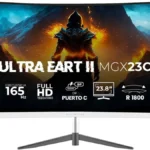 Monitor Gamer Curvo 23.8 Ultra Earth Ii Mgx23C FHD Negro
