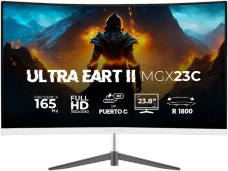 Monitor Gamer Curvo 23.8 Ultra Earth Ii Mgx23C FHD Negro