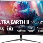 Monitor 27" Balam Rush Gamer Br-938273 Ultra Earth Ii Mgx27C Full HD/LED/Cruvo/Freesync/165Hz/HDMI/Color Negro
