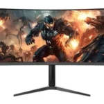 MONITOR 34″ BALAM RUSH ULTRA EXPLORER MXT34P, LED/CURVO/2K/VA/BOCINAS/ALTURA AJUSTABLE/RGB/VESA/165 HZ, BR-940733