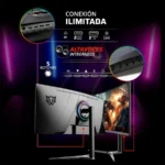 MONITOR 34″ BALAM RUSH ULTRA EXPLORER MXT34P, LED/CURVO/2K/VA/BOCINAS/ALTURA AJUSTABLE/RGB/VESA/165 HZ, BR-940733
