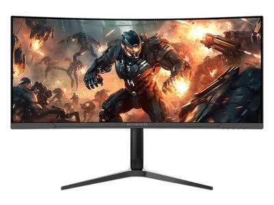 MONITOR 34″ BALAM RUSH ULTRA EXPLORER MXT34P, LED/CURVO/2K/VA/BOCINAS/ALTURA AJUSTABLE/RGB/VESA/165 HZ, BR-940733