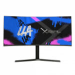 Monitor 34" Xzealxz6010-1 LED/Curvo/Panel VA/HDMI/DP/Color Negro/Xzmo342B,