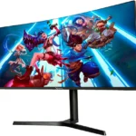 Monitor 34" Xzealxz6010-1 LED/Curvo/Panel VA/HDMI/DP/Color Negro/Xzmo342B,