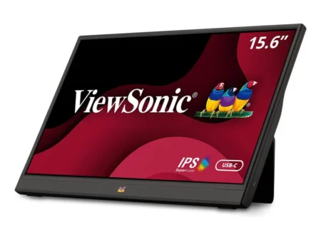 MONITOR 16″ VIEWSONIC VP1656 LED/PORTATIL/FULL HD 1920X1200P/USB-C/MICRO HDMI/BOCINAS INTEGRADAS