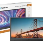 Monitor 15.6" Steren Dis-116T LCD/Touch/Full HD/HDMI/Bocinas Integradas/Color Negro