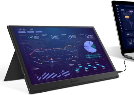 MONITOR 15.6″ STEREN DIS-116 PORTATIL/LCD/PANEL IPS/FULL HD/1920X1080/USB/HDMI/NEGRO