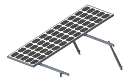 Montaje De Panel Solar Epcom Riel “8” De 2700Mm P/ Modulos Con Espesor De 35Mm, Velocidad De Viento Max 136Km/H, Vektor8R2700