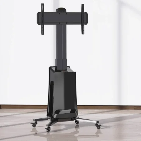 Montaje De Piso Movil Para Pantallas 55″-80″ Epcom G85Nb/Ajustable Motorizado/1.20M-1.50M