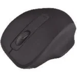 Mouse Inalambrico Quaroni, Optico/1600Dpi/4 Botones/Color Negro, Miq01N