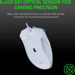 MOUSE INALAMBRICO GAMER DEATHADDER V3 PRO RAZER RZ01-04630100-R3U1 30,000 DPI/5 BOTONES/ULTRA LIGERO/COLOR NEGRO