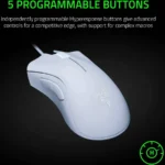 MOUSE INALAMBRICO GAMER DEATHADDER V3 PRO RAZER RZ01-04630100-R3U1 30,000 DPI/5 BOTONES/ULTRA LIGERO/COLOR NEGRO