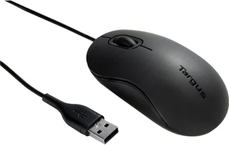 MOUSE ALAMBRICO TARGUS AMU80US-85BL/3 BOTONES/OPTICO/USB/COLOR NEGRO/GRIS