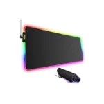 Mousepad Rgb-01, Xl/14 Modos De Iluminacion /7 Colores LED/Color Negro