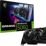 T/Video MSI Geforce Rtx 5060 8G Gaming Trio Oc Geforce/8Gb Gddr7/PCI-E 5X16/HDMI/DP/Color Negro