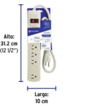 SUPRESOR DE PICOS VOLTECH B48190/10 CONTACTOS/USO RUDO