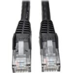 Cable Patch Tripp-Lite N201-025-Bk - 7, 62 M, Rj-45, Rj-45, Macho/Macho, Negro