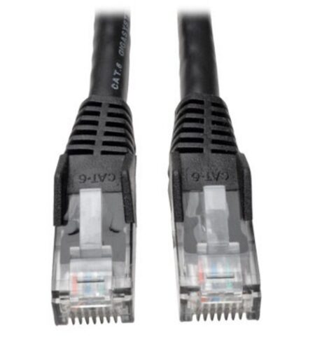 Cable Patch Tripp-Lite N201-025-Bk - 7, 62 M, Rj-45, Rj-45, Macho/Macho, Negro