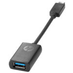 HP USB-C to USB 3.0 Adapter cable USB 0.1409 m Negro
